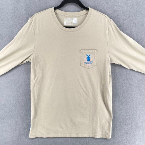 Dutch Bros Coffee Company 1992 Long Sleeve T Shirt Unisex L Beige Oregon - Picture 3 of 11